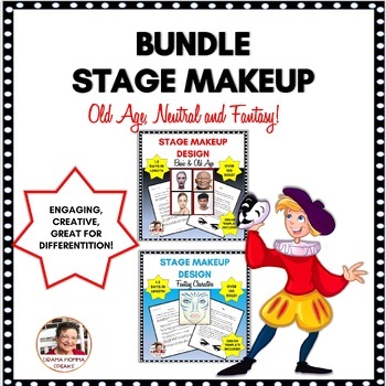 Preview of Drama Activities Stage Makeup| Theatrical Design Old Age and Fantasy Characters
