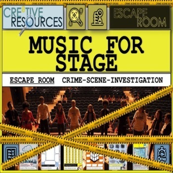 Preview of Stage Music Escape Room
