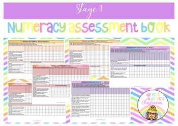 Preview of Stage One Numeracy Assessment Book (Australian Standards)