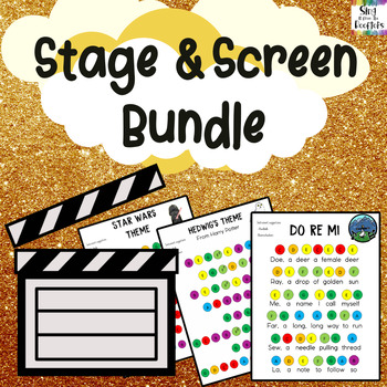 Preview of Stage & Screen Bundle - Sheet Music for Handbells, Boomwhackers & More!