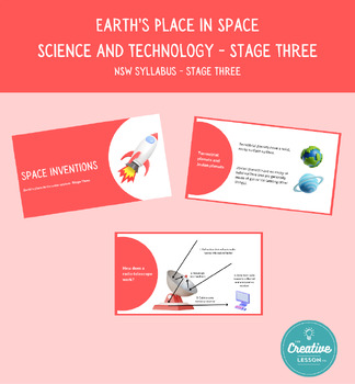 Preview of Stage Three NSW - Science and Technology - Earth's Place in Space