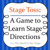 Stage Toss Game for Learning Stage Directions for Theatre 