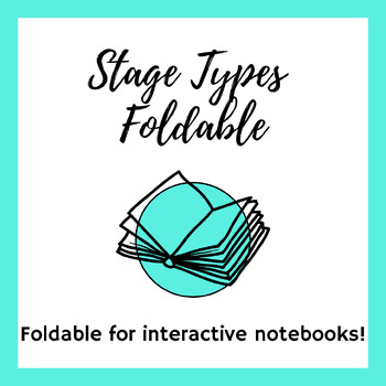 Preview of Stage Types Interactive Notebook Foldable