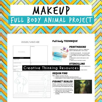 Preview of Stage drama Special Effects Makeup | Full Body Animal Character Design PROJECT