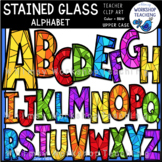 Stained Glass Alphabet Clip Art - Whimsy Workshop Teaching