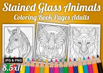 Animal Coloring Books for Adults Relaxation EXTRA PDF Download  9781523394036