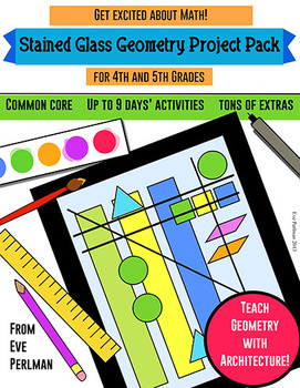 Preview of Stained Glass Geometry Project Pack