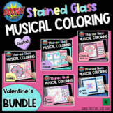 Valentines Day Music Activities - Digital Music Coloring B
