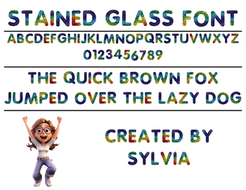 Preview of Stained Glass OTF Font