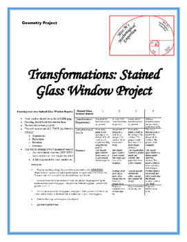 Preview of Stained Glass Window Transformations Project