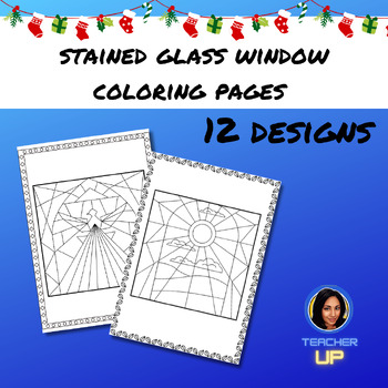 Yule and Zen Doodles Unicorn and Stained Glass Timeless Creations Coloring  Book