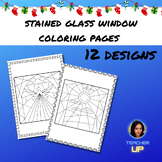 Stained Glass Windows Coloring Pages