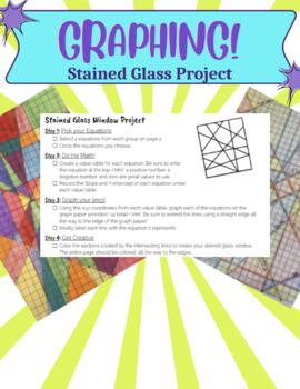 Preview of Stained Glass Windows using Slope and Y-intercept