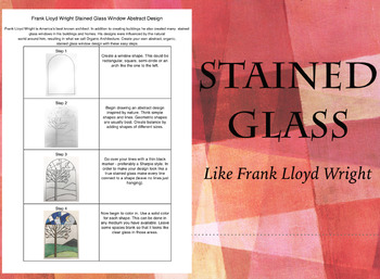 Faux Stained Glass Paintings on Transparency Sheets – Art is Basic