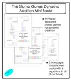 Stamp Game Dynamic Addition Mini Book Set: Montessori Dist