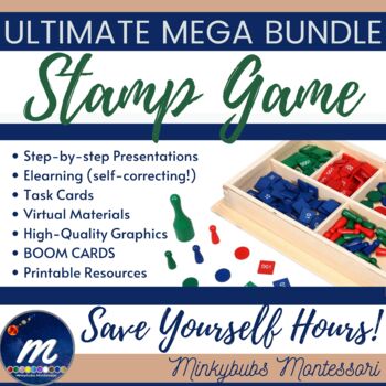 Preview of Stamp Game MEGA Bundle with Virtual and Printable Resources and Lessons Plans