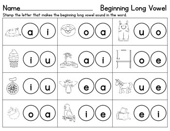Stamp It 3 {Long Vowels & Digraphs} by Becca Giese | TpT