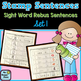 Stamp Sentences Set 1
