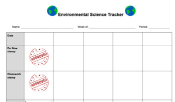 Preview of Stamp Tracker (Environmental Science)