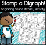 Stamp a Digraph Kindergarten Literacy Center for TH/SH/CH/WH