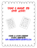 Stamp a Number or Letter