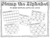 Stamp the Alphabet {A letter identification and fine motor