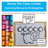 Stamp the Coins Center - Exploring Money in Kindergarten