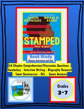 Preview of Stamped (For Kids): Racism, Antiracism, and You Book Study Activities