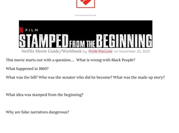 Preview of Stamped From the Beginning Netflix Movie Guide