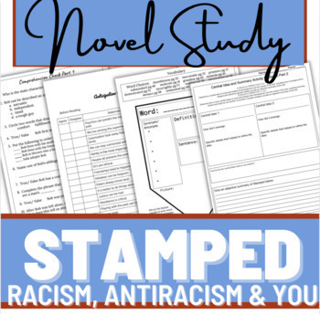 Preview of Stamped: Racism, Antiracism, And You DIGITAL & Print Novel Study