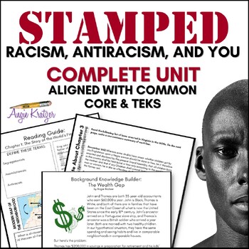 Preview of Stamped: Racism, Antiracism, and You - Jason Reynolds - COMPLETE UNIT - For Kids