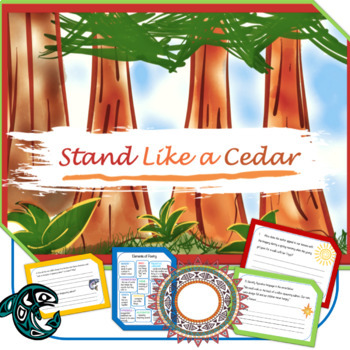 Preview of Stand Like a Cedar by Campbell Canadian Indigenous People and History Lesson