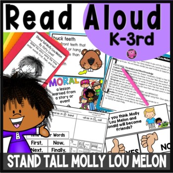 Preview of Stand Tall Molly Lou Melon Social Emotional Learning Book Companion