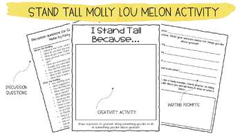 Preview of Stand Tall Molly Lou Melon Activity