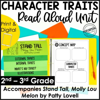 Preview of Stand Tall, Molly Lou Melon | Character Trait Unit | Picture Book Reading Lesson