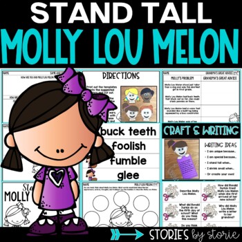 Preview of Stand Tall Molly Lou Melon Printable and Digital Activities