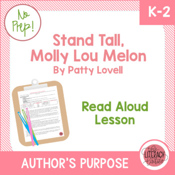 Preview of Stand Tall Molly Lou Melon Lesson