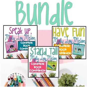 Preview of Stand Tall, Speak Up, and Have Fun Molly Lou Melon Book Companion Bundle