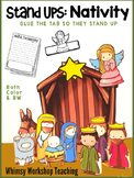 Stand-Up Nativity Craft and Writing Activity