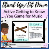 Stand Up Sit Down // Active Getting to Know You Music This