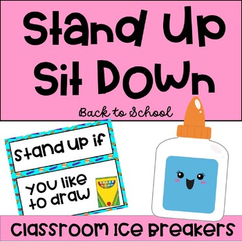 Preview of Stand Up Sit Down Back to School Google Slides