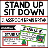 Stand Up Sit Down Brain Break {Christmas }