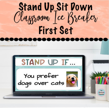 Preview of Stand Up Sit Down Brain Break Game: An Engaging Activity for Students (1st set)