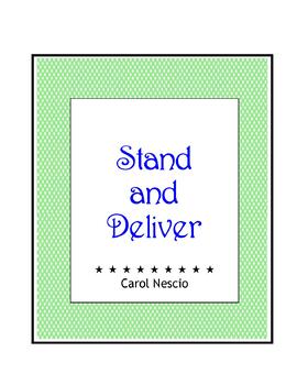 Preview of Stand and Deliver ~ Movie Guide + Word Search + Quiz