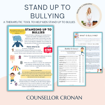 Preview of Stand up to bullying, Anti-bullying, Friendship skills, social skills, SEL