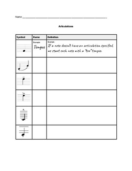 Preview of Standard 4. Articulations Assessment