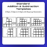 Standard Addition & Subtraction - 2, 3, & 4 Digit with Reg