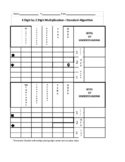 Standard Algorithm- 3 by 2 multiplication