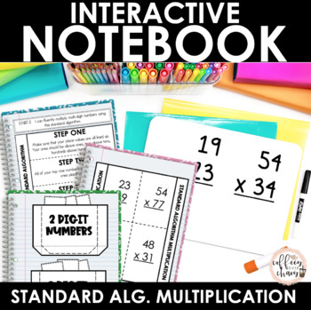 Preview of Standard Algorithm Multiplication Interactive Notebook