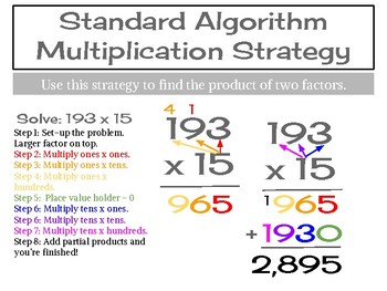 solve using the standard algorithm lesson 9 homework